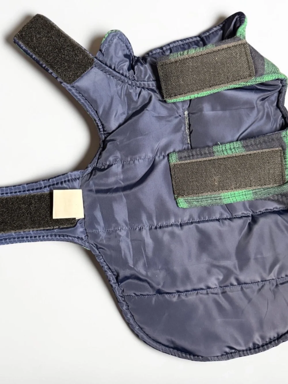 Kuoser Reversible Dog Winter Coat Small NWT Green Plaid Puppy Jacket